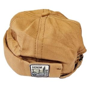 Dry Goods Supplies Denim Docker Cap Brimless Hat Brown